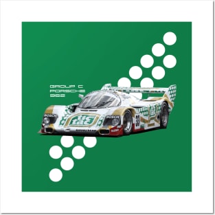 Retro Le Mans 24 Hours T-Shirt - Tic Tac 962 Group C Design Posters and Art